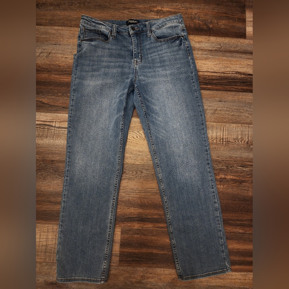 Flag & Anthem jeans, size 12,  mid rise straight